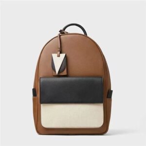 ZARA Tricolor Leather Backpack
